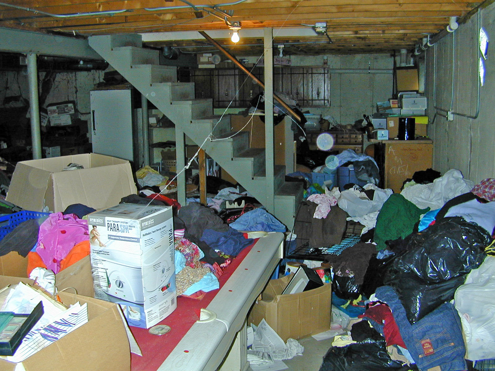 Before - Cluttered space