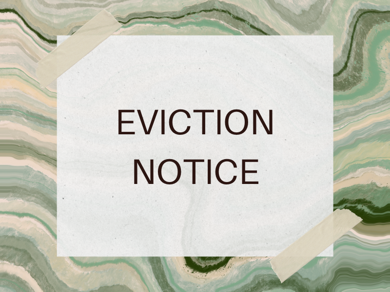 Eviction Notice